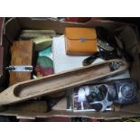 Shuttle, Gentleman's vanity set, Horne tie press, dressing table sets etc:- One Box