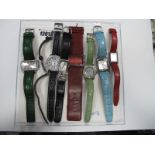 A Collection of Assorted Ladies Wristwatches, including Pierre Cardin, DMQ, Spirit and Precious Time