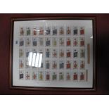 A Set of Fifty Players 'Regimental Colours and Cap Badges 1907' Cigarette Cards, in contemporary