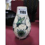 A Moorcroft Pottery Vase, decorated with the "Snow Song" pattern, designed by Rachel Bishop, shape