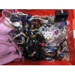 A Large Quantity of Assorted Costume Jewellery, including bead necklace, bracelets and earrings,