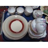 Roslyn China "Bracken" Tea Service, Susie Cooper plates:- One Tray