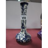 A Moorcroft Pottery Vase, decorated with the (Trial) "Viola" pattern, shape 99/8, dated 13.7.18,