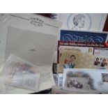 Royalty First Day Covers, franked and unfranked, PHQ cards, coin covers, magazines.