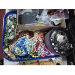A Large Quantity of Assorted Costume Jewellery, including imitation pearl bead necklaces, other bead