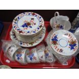 KPM? Continental Tea Service, of thirty-two pieces:- One Tray