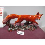 An Anita Harris Pottery Figure, The Running Fox, 26.5cm long.