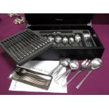 David Mellor (Sheffield); A 'Paris' Six Setting Canteen of Stainless Steel Cutlery, in original