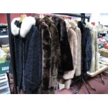 Eight Various Fur and Fur Fur Coats and Jackets, including coney, Pannofix, Listrakhan etc. (8)