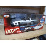 A RC2 'Joyride' 1:18th Scale Diecast Model Chevrolet Corvette - 007 A view to a Kill, Q card