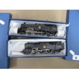 Two Hornby Dublo 3 Rail Class 4MT 2-6-4 Standard Tank Steam Locomotives, BR Black R/No's 80059 and