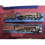 Two Hornby Dublo 2 Rail "Duchess" Class 4-6-2 Steam Locomotive and Six Wheel Tenders, BR Maroon "