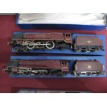 Two Hornby Dublo 3 Rail Duchess Class 4-6-2 Steam Locomotives and Six Wheel Tenders, custom boxed,