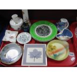 Hornsea 'Maple' Plaque, Arabia 'Emilia' pin tray, Royal Crown Derby, Noritake and other ceramics-