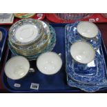 Adderleys China Part-Tea Service, Copeland Spode blue and white side plates, Copeland Spade'