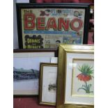 Beano 2009 Poster by D.C Thomson. Jonathan Clay signed railway engine print. Tornado F.P. Barrund