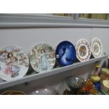 Royal Doulton Brambly Hedge 'Summer' and 'Autumn' Plates, together with Royal Worcester NSPCC