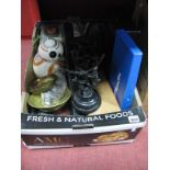 Scales & Weights, knife set, mincer etc:- One Box