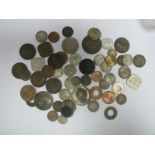 A Collection of Predominately British India Coins, including silver One Rupee 1912, 1921, eight