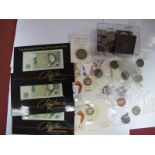 A Quantity of George VI Post 1946 Shillings, Commemorative Coins, two shillings, 1938, a