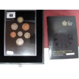 Royal Mint United Kingdom 2008 Coinage, Royal Shield of Arms proof collection (seven coins)