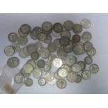 In Excess of Sixty G.B. Pre-1947 Silver Sixpences, including Queen Victoria Sixpence, 1853, a