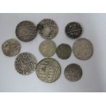 Islamic Coins of Northern India Sultanate of Delhi, British East India dump silver coin noted, early