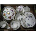 'Adderley' Bone China Dinner - Tea Service, Royal Worcester, 'Evesham' tureen, dishes etc:- One Box