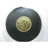 Liberia Damon Hill F1 $20 Coin, 1994 (14mm diameter) in capsule.