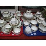 Two Early XX Century China Part Tea Services, including Royal Vale:- Two Trays.