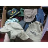 Approximately Fifteen Modern Hats, Caps, some military noted, including New Zealand Air Force.