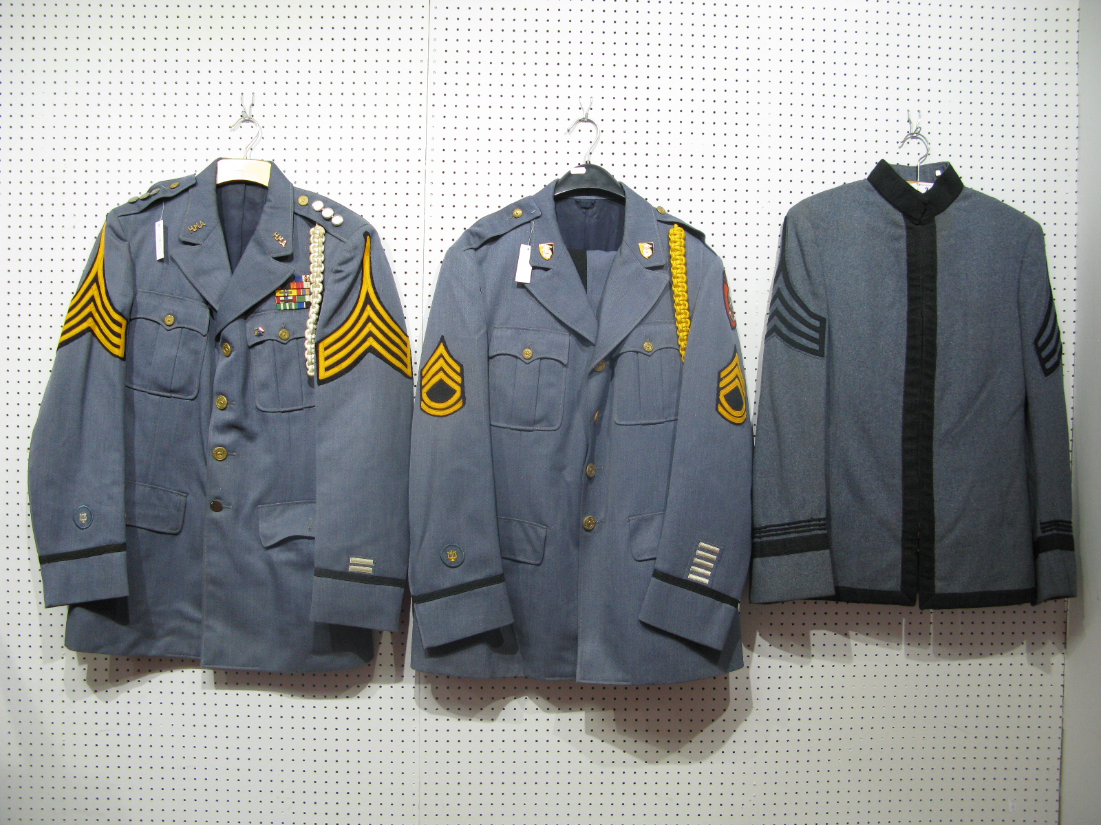 Three Post War United States of America Military Academy Jackets.