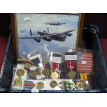 Twelve American Predominately Military Medals, including Airman's Medal, Vietnam Services, small