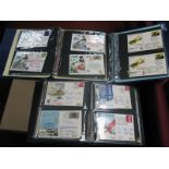 Approximately One Hundred and Twenty Predominantly Military Themed Flown Covers, many signed,