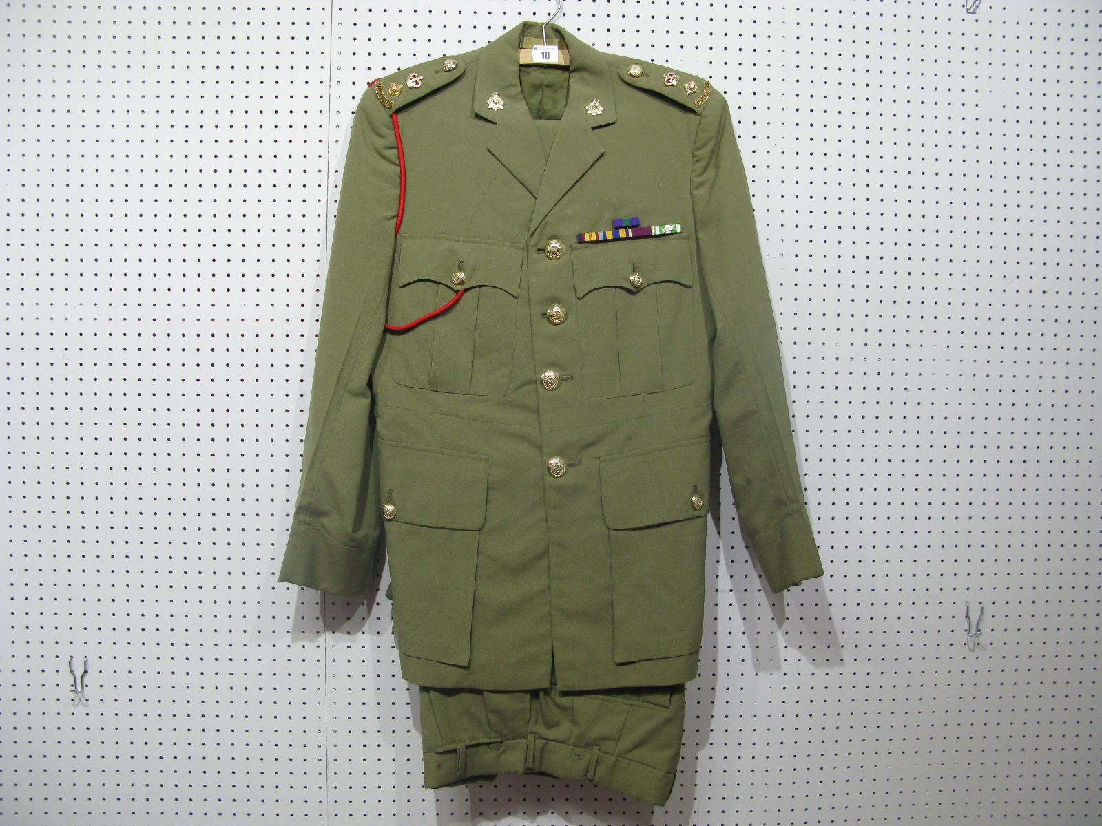 An Australian Military Lieutenant Colonel Uniform, showing Vietnam Service Awards.