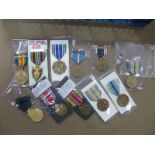 Twelve American Military Medals, including U.S.A Defence Logistics Medal, Honorable Service while