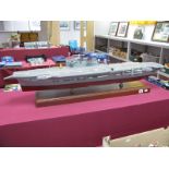 A Super Detailed Model of The Royal Navy Audacious Class Aircraft Carrier RO9 'Ark Royal',