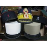 Five Post War Kepis and Pill Box Hats, one reproduction noted.