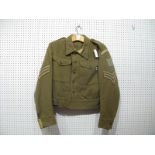 A WWII Style British Home Guard Tunic, Dated 1943.