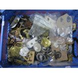 A Quantity of Post War Overseas Military Badges and Buttons, including Israel, Kosovo, Commandos,
