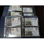 Approximately One Hundred and Fifty Predominantly Military Themed Flown Covers, many signed,