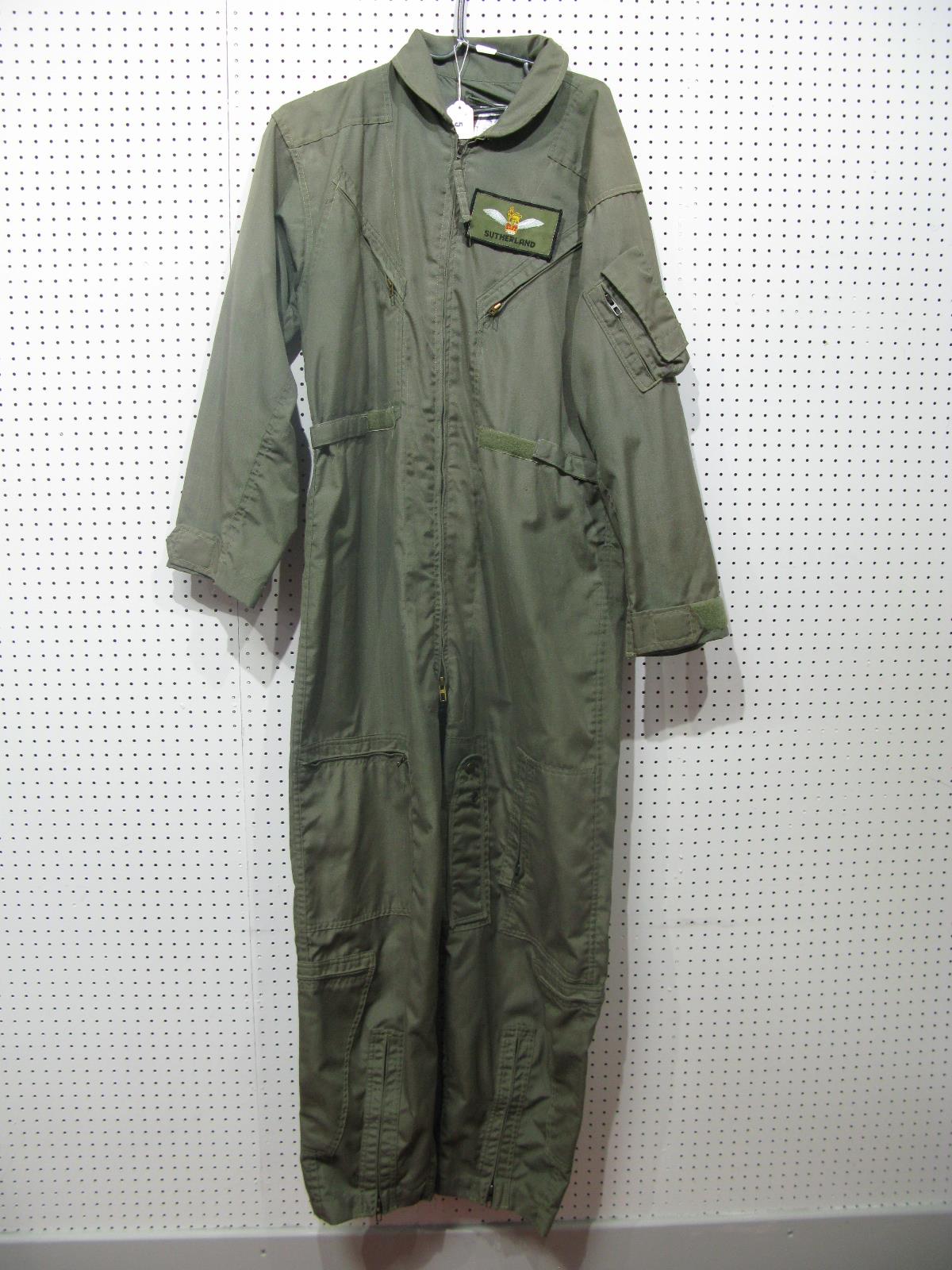 A Post War RAF Flying Suit, named to Sutherland.