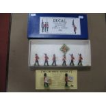 A Ducal (Circa 1984) 54mm White Metal Model Military Figures Set - The Cheshire Regiment 'Colour