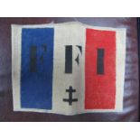 A Reproduction WWII French Freedom Fighters Armband.