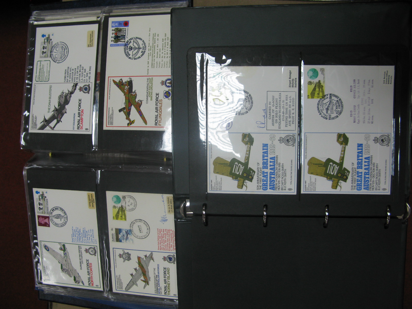 In Excess of One Hundred and Fifty Military Themed Flown Covers, many signed including 50th