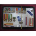 A Quantity of Modern Original All World Military Miniature Medals, including South Atlantic.