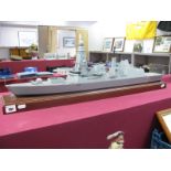 A Super Detailed Waterline Model of The Royal Navy D32 'HMS Daring' A Type 45 Destroyer, possibly by