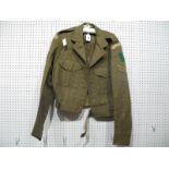 A WWII Period Home Guard Tunic, Sherwood Foresters badge noted.