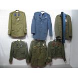 Six Post War Continental Army Tunics, Belgian and French noted.