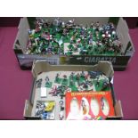 Approximately One Hundred Plastic and White Metal Model Military Figures, both mounted and foot,